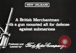 Standbild Hafen New Orleans Louisiana USA, 1917, aus Sekunde 3 historischem Filmmaterial Videoclip 65675066815