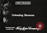 Image of unloading of bananas New Orleans Louisiana USA, 1917, second 3 stock footage video 65675066817