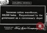 Immagine di Magazzini del Cotone Atlanta Georgia USA, 1917, secondo 1 filmato di repertorio 65675066819