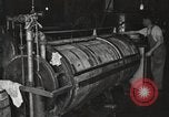 Image of commercial laundry equipment and operations early 20th century Chicago Illinois USA, 1917, second 60 stock footage video 65675066829