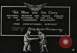 Standbild Bürgerkrieg Veteranen Vicksburg Mississippi USA, 1917, aus Sekunde 1 historischem Filmmaterial Videoclip 65675066849