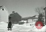 Immagine di Coperta di neve Pittsford Vermont USA, 1950, secondo 37 filmato di repertorio 65675066855