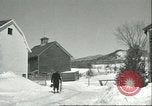 Immagine di Coperta di neve Pittsford Vermont USA, 1950, secondo 40 filmato di repertorio 65675066855