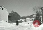 Immagine di Coperta di neve Pittsford Vermont USA, 1950, secondo 42 filmato di repertorio 65675066855