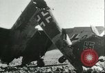 Image of damaged Nazi aircraft Sicily Italy, 1943, second 30 stock footage video 65675066878