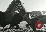 Image of damaged Nazi aircraft Sicily Italy, 1943, second 32 stock footage video 65675066878