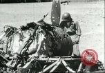 Standbild zerstörten Macchi MC 202 Sizilien Italien, 1943, aus Sekunde 29 historischem Filmmaterial Videoclip 65675066881
