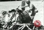 Standbild zerstörten Macchi MC 202 Sizilien Italien, 1943, aus Sekunde 33 historischem Filmmaterial Videoclip 65675066881