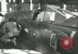 Image of Bullet-riddled Fw-190 aircraft Sicily Italy, 1943, second 28 stock footage video 65675066882