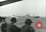 Immagine di Invasione alleata convoglio Mare Mediterraneo, 1943, secondo 4 filmato di repertorio 65675066906