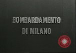Image bombardements alliés Milan Italie, 1943, de la seconde 24 séquences d'archives historiques vidéo 65675066917