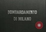 Image bombardements alliés Milan Italie, 1943, de la seconde 25 séquences d'archives historiques vidéo 65675066917