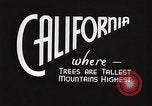Standbild Nationalparks California United States USA, 1935, aus Sekunde 39 historischem Filmmaterial Videoclip 65675066948