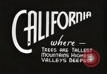 Standbild Nationalparks California United States USA, 1935, aus Sekunde 40 historischem Filmmaterial Videoclip 65675066948