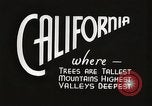 Standbild Nationalparks California United States USA, 1935, aus Sekunde 41 historischem Filmmaterial Videoclip 65675066948