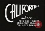 Standbild Nationalparks California United States USA, 1935, aus Sekunde 43 historischem Filmmaterial Videoclip 65675066948
