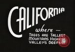Standbild Nationalparks California United States USA, 1935, aus Sekunde 44 historischem Filmmaterial Videoclip 65675066948
