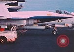 Standbild F-18 A Hornet Aircraft Atlantik, 1986, aus Sekunde 33 historischem Filmmaterial Videoclip 65675066960