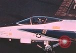 Standbild F-18 A Hornet Aircraft Atlantik, 1986, aus Sekunde 53 historischem Filmmaterial Videoclip 65675066960