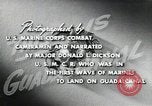 Standbild Vereinigten Staaten Marines Guadalcanal Salomonen, 1942, aus Sekunde 30 historischem Filmmaterial Videoclip 65675066962