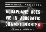 Image of water skiing stunt Amityville New York USA, 1936, second 4 stock footage video 65675066986