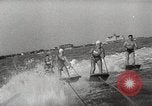 Image of water skiing stunt Amityville New York USA, 1936, second 22 stock footage video 65675066986