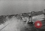 Image of water skiing stunt Amityville New York USA, 1936, second 23 stock footage video 65675066986