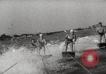 Image of water skiing stunt Amityville New York USA, 1936, second 24 stock footage video 65675066986