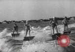 Image of water skiing stunt Amityville New York USA, 1936, second 30 stock footage video 65675066986