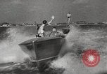 Image of water skiing stunt Amityville New York USA, 1936, second 44 stock footage video 65675066986