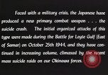 Image of suicide plane attacks Okinawa Ryukyu Islands, 1945, second 25 stock footage video 65675067017
