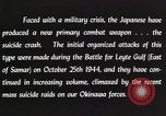 Image of suicide plane attacks Okinawa Ryukyu Islands, 1945, second 30 stock footage video 65675067017