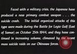 Image of suicide plane attacks Okinawa Ryukyu Islands, 1945, second 36 stock footage video 65675067017