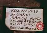 Standbild X-15 Rakete angetriebene Luftfahrzeuge California United States USA, 1961, aus Sekunde 5 historischem Filmmaterial Videoclip 65675067035