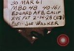 Standbild X-15 Rakete angetriebene Luftfahrzeuge California United States USA, 1961, aus Sekunde 8 historischem Filmmaterial Videoclip 65675067035