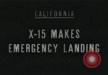 Image of X-15 rocket-powered aircraft California United States USA, 1959, second 30 stock footage video 65675067039