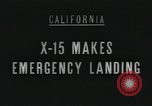 Image of X-15 rocket-powered aircraft California United States USA, 1959, second 31 stock footage video 65675067039