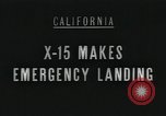 Image of X-15 rocket-powered aircraft California United States USA, 1959, second 32 stock footage video 65675067039