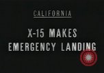 Image of X-15 rocket-powered aircraft California United States USA, 1959, second 33 stock footage video 65675067039