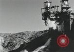 Image of rocket engine explodes on test stand California United States USA, 1951, second 10 stock footage video 65675067046