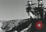 Image of rocket engine explodes on test stand California United States USA, 1951, second 12 stock footage video 65675067046