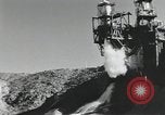 Image of rocket engine explodes on test stand California United States USA, 1951, second 18 stock footage video 65675067046