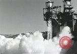 Image of rocket engine explodes on test stand California United States USA, 1951, second 22 stock footage video 65675067046