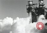 Image of rocket engine explodes on test stand California United States USA, 1951, second 23 stock footage video 65675067046