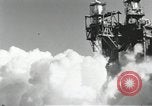 Image of rocket engine explodes on test stand California United States USA, 1951, second 24 stock footage video 65675067046