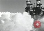 Image of rocket engine explodes on test stand California United States USA, 1951, second 25 stock footage video 65675067046