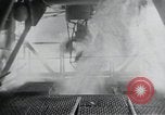 Image of rocket engine explodes on test stand California United States USA, 1951, second 59 stock footage video 65675067046