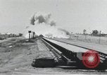 Image of Rocket sled goes off end of track California United States USA, 1951, second 12 stock footage video 65675067048
