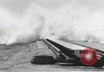 Image of Rocket sled goes off end of track California United States USA, 1951, second 19 stock footage video 65675067048
