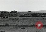 Image of Fatal crash of F-100 Super Sabre jet fighter aircraft California United States USA, 1956, second 6 stock footage video 65675067049
